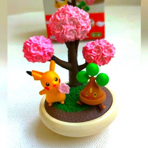 Rement Pokemon Bonsai 2 Pikachu and Bonsly Rement New Open Box - Picture 3 of 9